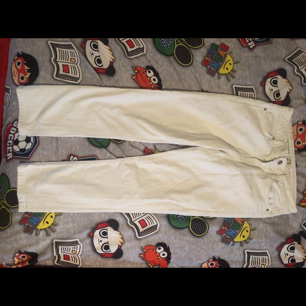 Kate spade white jeans